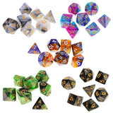 7Pcs Polyhedral Dice Double-Colors Polyhedral Game Dice for RPG Dungeons and Dragons DND RPG MTG D20 D12 D10 D8 D6 D4 Table Game - Dollarwoods
