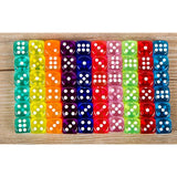 10PCS/Lot Dice Set 10 Colors  High Quality Transparent Acrylic 6 Sided Dice  For Club/Party/Family Games Free Shipping - Dollarwoods