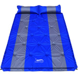 Desert&Fox 2 Person Air Mattress Self-inflating Tent Sleeping Mat Attached Air Pillow Inflatable Camping Sleeping Mattress Pad - Dollarwoods