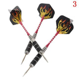 3pcs Professional Tungsten Steel Needle Tip Darts With Dart Flights Sports Darts Shafts 22g Darts Steel Tip - Dollarwoods
