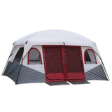 Large Camping Tent Outdoor Big Family Tent 8 10 12 Person Party Tent Waterproof Cabin Camp Anti UV Marquee Tents - Dollarwoods