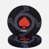 New  EPT Ceramic Texas Poker Chips Professional Casino European Poker Chips Set 10pcs/Lot - Dollarwoods