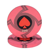 New  EPT Ceramic Texas Poker Chips Professional Casino European Poker Chips Set 10pcs/Lot - Dollarwoods