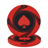 New  EPT Ceramic Texas Poker Chips Professional Casino European Poker Chips Set 10pcs/Lot - Dollarwoods