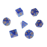 7Pcs Polyhedral Dice Double-Colors Polyhedral Game Dice for RPG Dungeons and Dragons DND RPG MTG D20 D12 D10 D8 D6 D4 Table Game - Dollarwoods