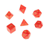 7Pcs Polyhedral Dice Double-Colors Polyhedral Game Dice for RPG Dungeons and Dragons DND RPG MTG D20 D12 D10 D8 D6 D4 Table Game - Dollarwoods