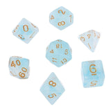 7Pcs Polyhedral Dice Double-Colors Polyhedral Game Dice for RPG Dungeons and Dragons DND RPG MTG D20 D12 D10 D8 D6 D4 Table Game - Dollarwoods