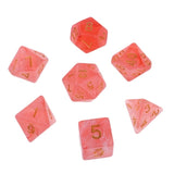 7Pcs Polyhedral Dice Double-Colors Polyhedral Game Dice for RPG Dungeons and Dragons DND RPG MTG D20 D12 D10 D8 D6 D4 Table Game - Dollarwoods