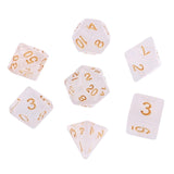 7Pcs Polyhedral Dice Double-Colors Polyhedral Game Dice for RPG Dungeons and Dragons DND RPG MTG D20 D12 D10 D8 D6 D4 Table Game - Dollarwoods