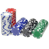 10PCS/LOT Poker Chips Casino ABS+Iron+Clay Poker Chip Texas Hold'em Poker Metal Coins Poker Chips Set Poker Accessories - Dollarwoods