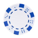 10PCS/LOT Poker Chips Casino ABS+Iron+Clay Poker Chip Texas Hold'em Poker Metal Coins Poker Chips Set Poker Accessories - Dollarwoods