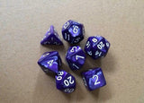 7pcs/set 17 Colors Multifaceted Dice d&d d4 d6 d8 d10 d% d12 d20 Polyhedral TRPG Games Dice Set Board Game entertainment Dice SD - Dollarwoods