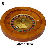 Casino Wooden Roulette Poker Chips Set Roulette High Quality Casino Wooden Roulette Wheel Bingo Game Entertainment Party Game - Dollarwoods