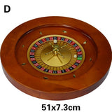 Casino Wooden Roulette Poker Chips Set Roulette High Quality Casino Wooden Roulette Wheel Bingo Game Entertainment Party Game - Dollarwoods