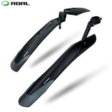 RBRL Bike Mudguard Set MTB Fender E-Bike 26 27.5 29 Mountain Bike TPE Widen Lengthen Quick Release Patent Design RL-910 - Dollarwoods