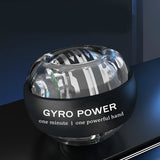 Self-starting Powerball Wrist Power Hand Ball Muscle Relax Spinning Wrist Trainer Exercise Equipment Strengthener with LED Light - Dollarwoods