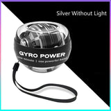 Self-starting Powerball Wrist Power Hand Ball Muscle Relax Spinning Wrist Trainer Exercise Equipment Strengthener with LED Light - Dollarwoods
