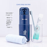 Naturehike Travel Toothpaste Towel Portable Wash Cup Brush Cup Travel Rinse Cup 5pcs Set - Dollarwoods