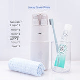 Naturehike Travel Toothpaste Towel Portable Wash Cup Brush Cup Travel Rinse Cup 5pcs Set - Dollarwoods