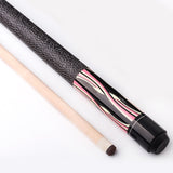 Pool Cue Billiard maple shaft Stick with case linen wrap billards - Dollarwoods