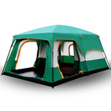 The camel outdoor New big space camping outing two bedroom tent ultra-large hight quality waterproof camping tent Free shipping - Dollarwoods
