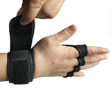 New 1 Pair Weight Lifting Training Gloves Women Men Fitness Sports Body Building Gymnastics Grips Gym Hand Palm Protector Gloves - Dollarwoods