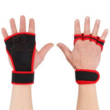 New 1 Pair Weight Lifting Training Gloves Women Men Fitness Sports Body Building Gymnastics Grips Gym Hand Palm Protector Gloves - Dollarwoods