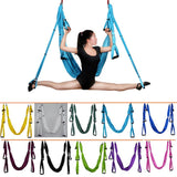 6 Handles Anti-gravity Yoga Hammock Swing Parachute Yoga Gym Hanging Outdoor Leisure Decompression Hammock - Dollarwoods