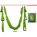 6 Handles Anti-gravity Yoga Hammock Swing Parachute Yoga Gym Hanging Outdoor Leisure Decompression Hammock - Dollarwoods