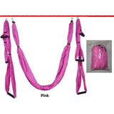 6 Handles Anti-gravity Yoga Hammock Swing Parachute Yoga Gym Hanging Outdoor Leisure Decompression Hammock - Dollarwoods
