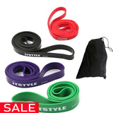 41" Resistance Bands 208cm Fitness Rubber Pull Up Crossfit Power latex Expander Hanging Yoga Loop Band - Dollarwoods