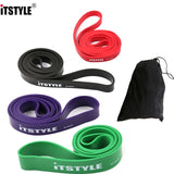 41" Resistance Bands 208cm Fitness Rubber Pull Up Crossfit Power latex Expander Hanging Yoga Loop Band - Dollarwoods