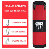 SOTF Boxing Sand Bag Empty Punching Bag Taekwondo Kickboxing mma Equipment Martial Arts Hanging Kick  Muay Thai Boxer Training - Dollarwoods
