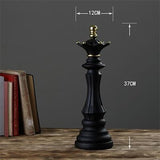 1Pcs Resin Chess Pieces Board Games Accessories International Chess Figurines Retro Home Decor Simple Modern Chessmen Ornaments - Dollarwoods