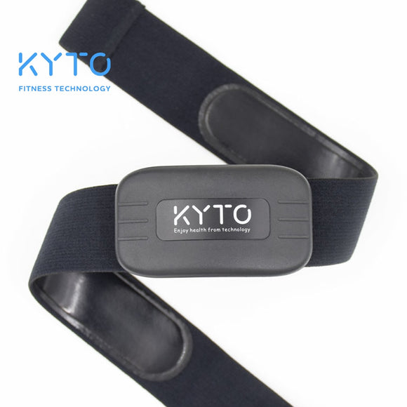 KYTO Heart Rate Monitor Chest Strap Bluetooth 4.0 ANT Fitness Sensor Compatible Belt Wahoo Polar Garmin Connected Outdoor Band - Dollarwoods