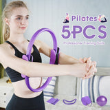 Professional Women Fitness Equipment Pilates Slimming Yoga Ring Circle Gym Workout Training Tool Bodybuilding Exercise 1-5PCS - Dollarwoods