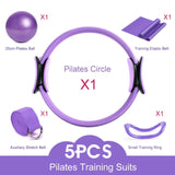 Professional Women Fitness Equipment Pilates Slimming Yoga Ring Circle Gym Workout Training Tool Bodybuilding Exercise 1-5PCS - Dollarwoods
