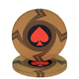 New  EPT Ceramic Texas Poker Chips Professional Casino European Poker Chips Set 10pcs/Lot - Dollarwoods