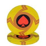 New  EPT Ceramic Texas Poker Chips Professional Casino European Poker Chips Set 10pcs/Lot - Dollarwoods