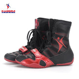 Boxing Sneakers Professional Boxing Training Sports Shoes Breathable Non-Slip - Dollarwoods