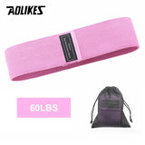 AOLIKES Fitness Hip Loop Resistance Bands Anti-slip Squats Expander Strength Rubber Bands Yoga Gym Training Braided Elastic Band - Dollarwoods