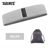 AOLIKES Fitness Hip Loop Resistance Bands Anti-slip Squats Expander Strength Rubber Bands Yoga Gym Training Braided Elastic Band - Dollarwoods