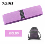 AOLIKES Fitness Hip Loop Resistance Bands Anti-slip Squats Expander Strength Rubber Bands Yoga Gym Training Braided Elastic Band - Dollarwoods