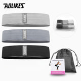 AOLIKES Fitness Hip Loop Resistance Bands Anti-slip Squats Expander Strength Rubber Bands Yoga Gym Training Braided Elastic Band - Dollarwoods