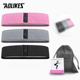 AOLIKES Fitness Hip Loop Resistance Bands Anti-slip Squats Expander Strength Rubber Bands Yoga Gym Training Braided Elastic Band - Dollarwoods