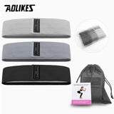 AOLIKES Fitness Hip Loop Resistance Bands Anti-slip Squats Expander Strength Rubber Bands Yoga Gym Training Braided Elastic Band - Dollarwoods