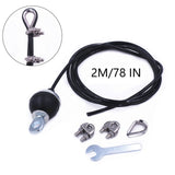 Fitness Home Gym Cable Machines Attachment Crossfit Bodybuilding Muscle Strength Training Workout Accessories Tricep Excercise - Dollarwoods