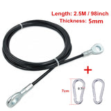 Fitness Home Gym Cable Machines Attachment Crossfit Bodybuilding Muscle Strength Training Workout Accessories Tricep Excercise - Dollarwoods