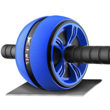 New 2 in 1 Ab Roller&Jump Rope No Noise Abdominal Wheel Ab Roller with Mat For Arm Waist Leg Exercise Gym Fitness Equipment - Dollarwoods