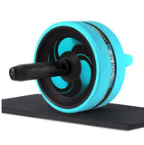 New 2 in 1 Ab Roller&Jump Rope No Noise Abdominal Wheel Ab Roller with Mat For Arm Waist Leg Exercise Gym Fitness Equipment - Dollarwoods